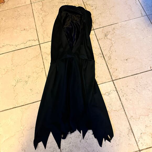 Grim Reaper Halloween Costume Hood Mask Terror Kids Child M California Costumes - Picture 8 of 9